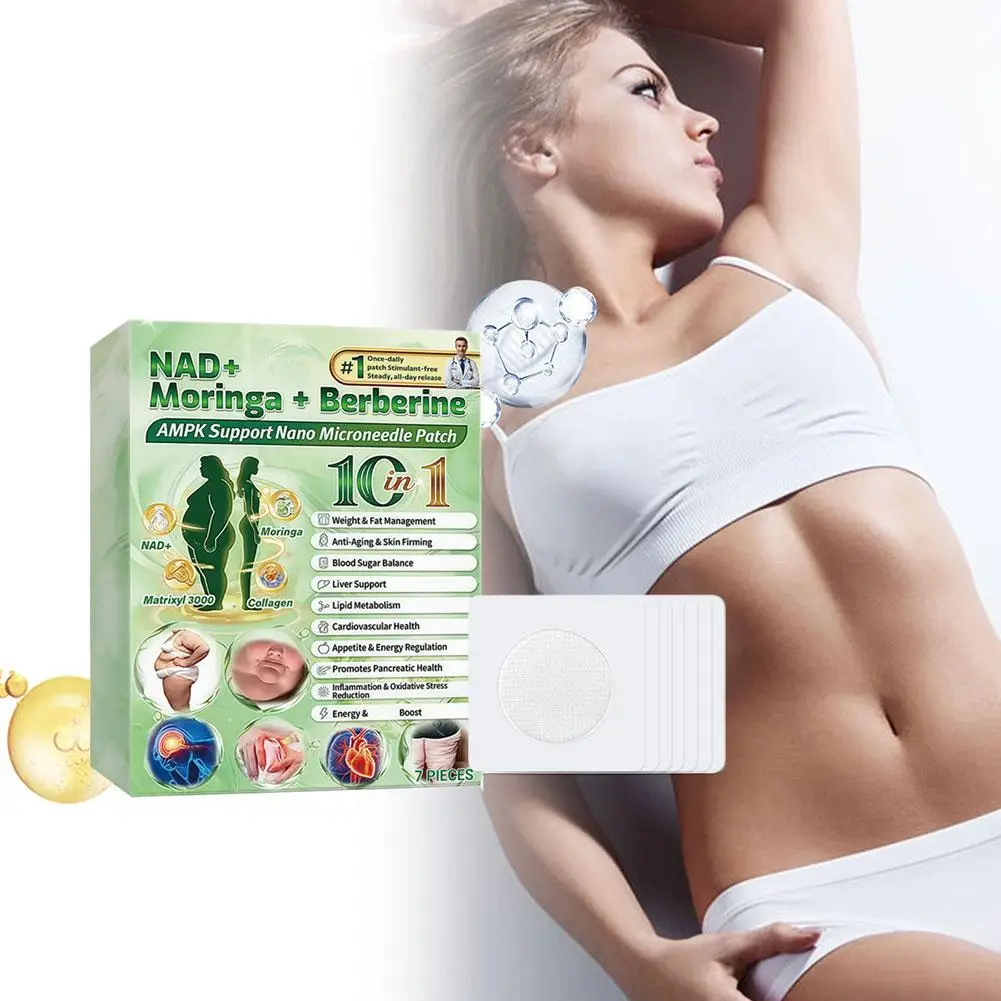 New Moringa Body Care Microneedle Patch Natural Energy Metabolism Support Weight Management Cell Care Daily Skin Beauty