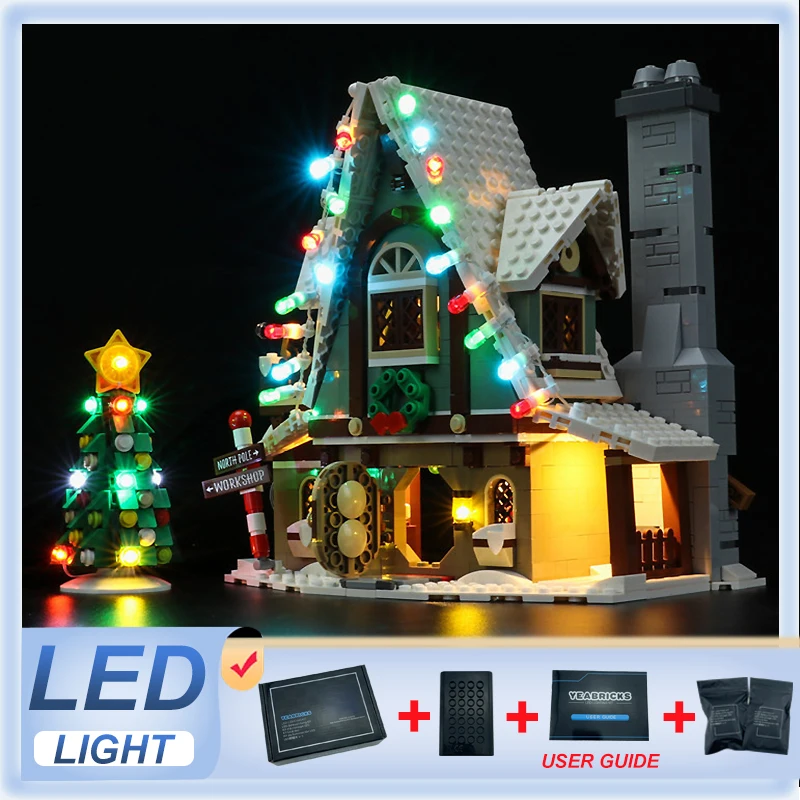 

DIY LED Light Kit For LEGO 10275 Elf Club House (Only LED Light,Without Blocks Model)