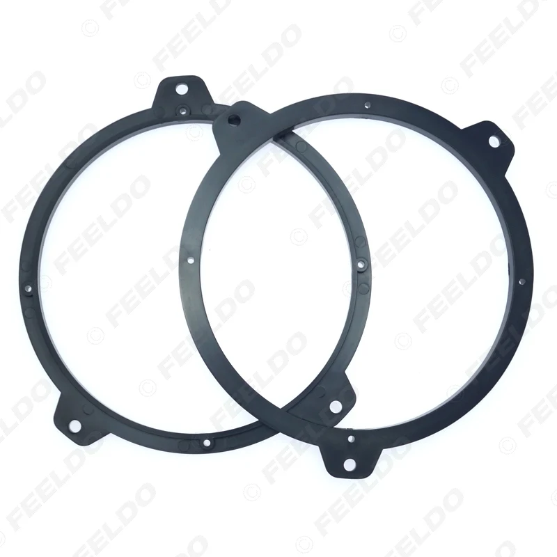 

LEEWA 6.5 inch Car Stereo Speaker Spacer Pad Adapter for BMW 3-Series E46 1999-2005 Speaker Mat Rings