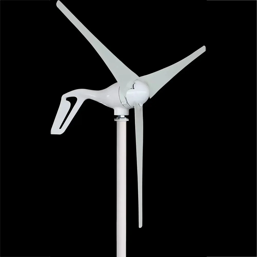 for horizontal windturbine generator 24v three five blades windmill with 300w 600w wind charge controller for free