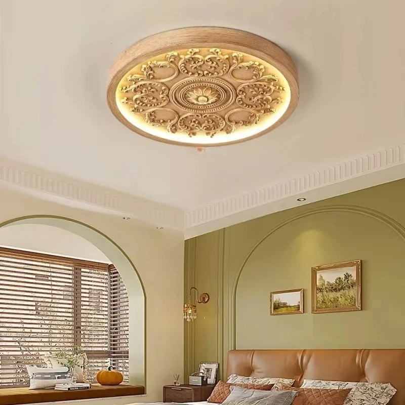 Medieval Bauhaus Ceiling Lights Round LED Chandelier Home Decoration for Living Dining Room Bedside Hotel Study Lighting Fixture