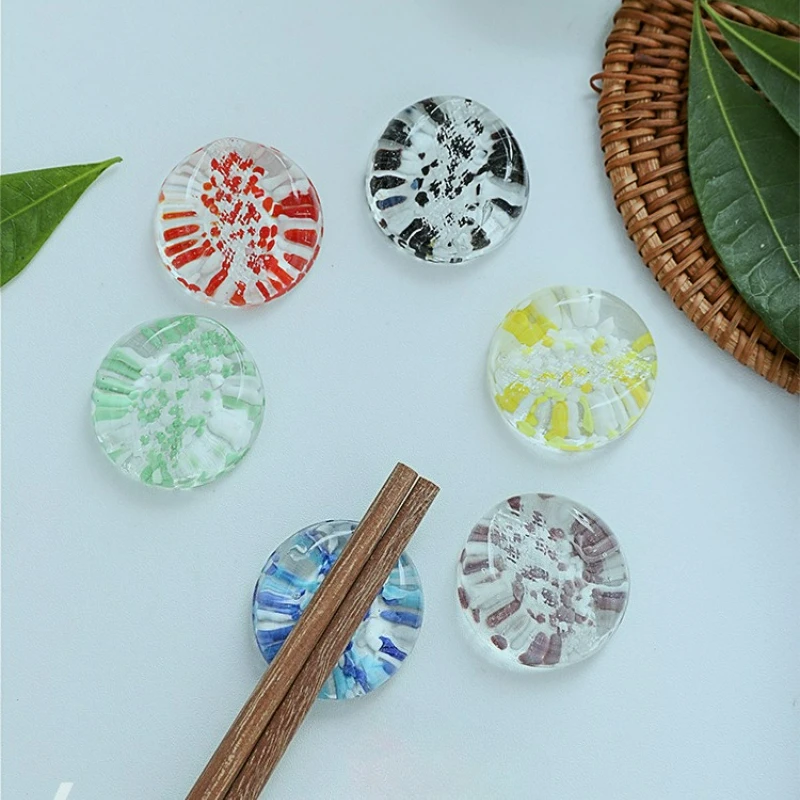 

Japanese Style Class Decorative Chopsticks Holder Rack Household Spoon Fork Rest Chopsticks Ornament Pen Holder Tableware New