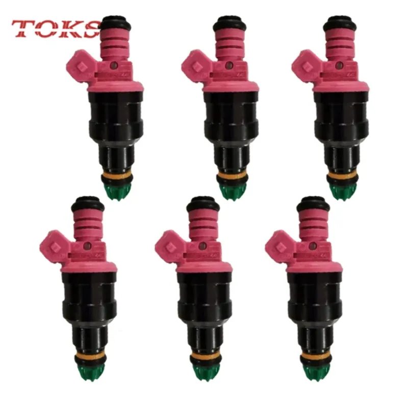 6PCS New Fuel Injector Nozzle 0280150440 For BMW 328IS E36 E39 E38 328i 528i Z3 M3 2.8 3.2L L6 Replacement 13641703819 FJ357