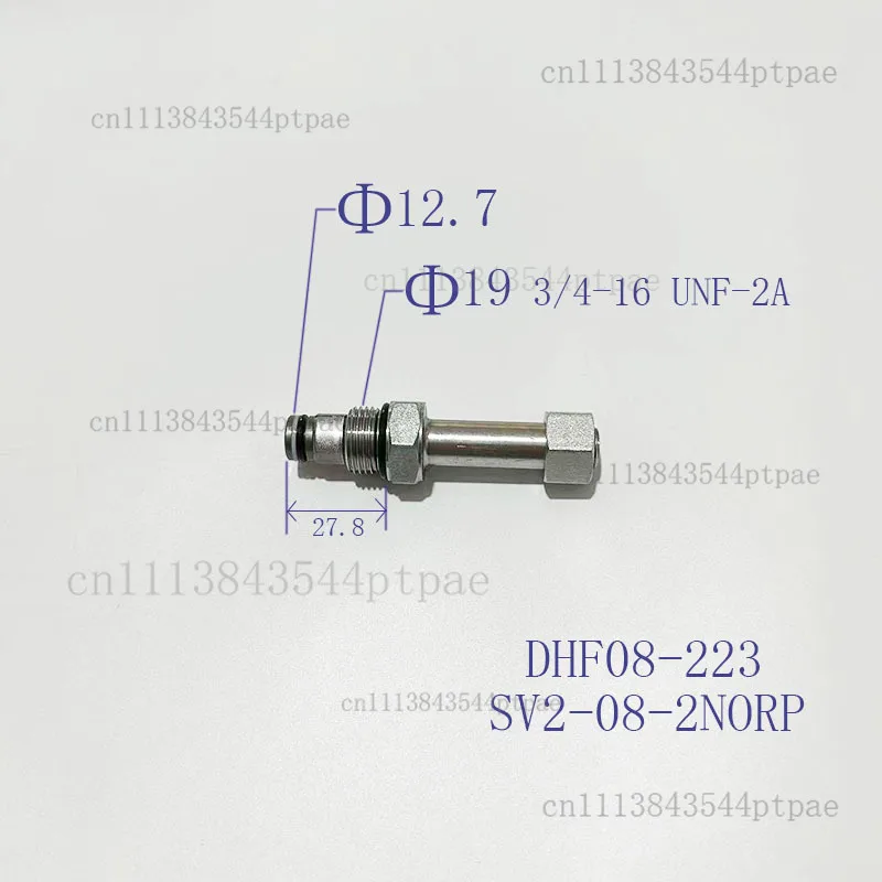 Dhf08-223/sv2-08-2norp two-slot two-slot normally open threaded cartridge solenoid valve