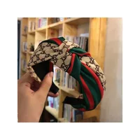 Japanese and Korean headgear knotted headband Korean college style simple wide edge headband sports face wash headband - Image 2