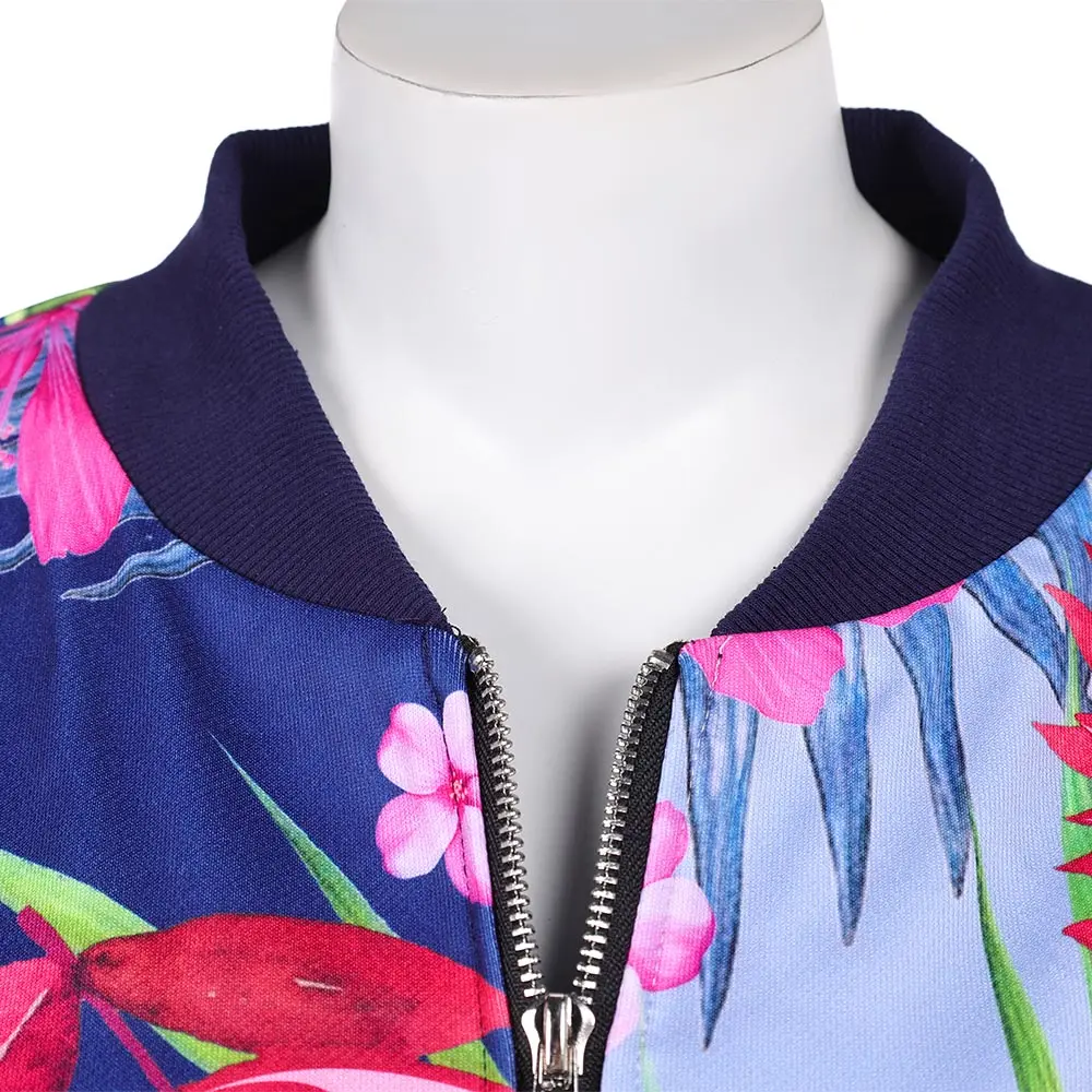 Kpop デーモンハンター Huntrix ガールグループ ゾーイ コスプレ トレンディなフリース バケットハット 鮮やかな花柄プリント ベースボール ジャケット デイリー コンフォート