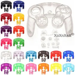 For NGC Controller Replacement Front Back Shell Housing Cover Case With ABXY L R Z Dpad Button For Gamecube Handle