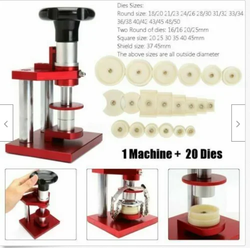 

Case Back Closing Bench Rotate Watch Repair Tools 20 Dies High Quality