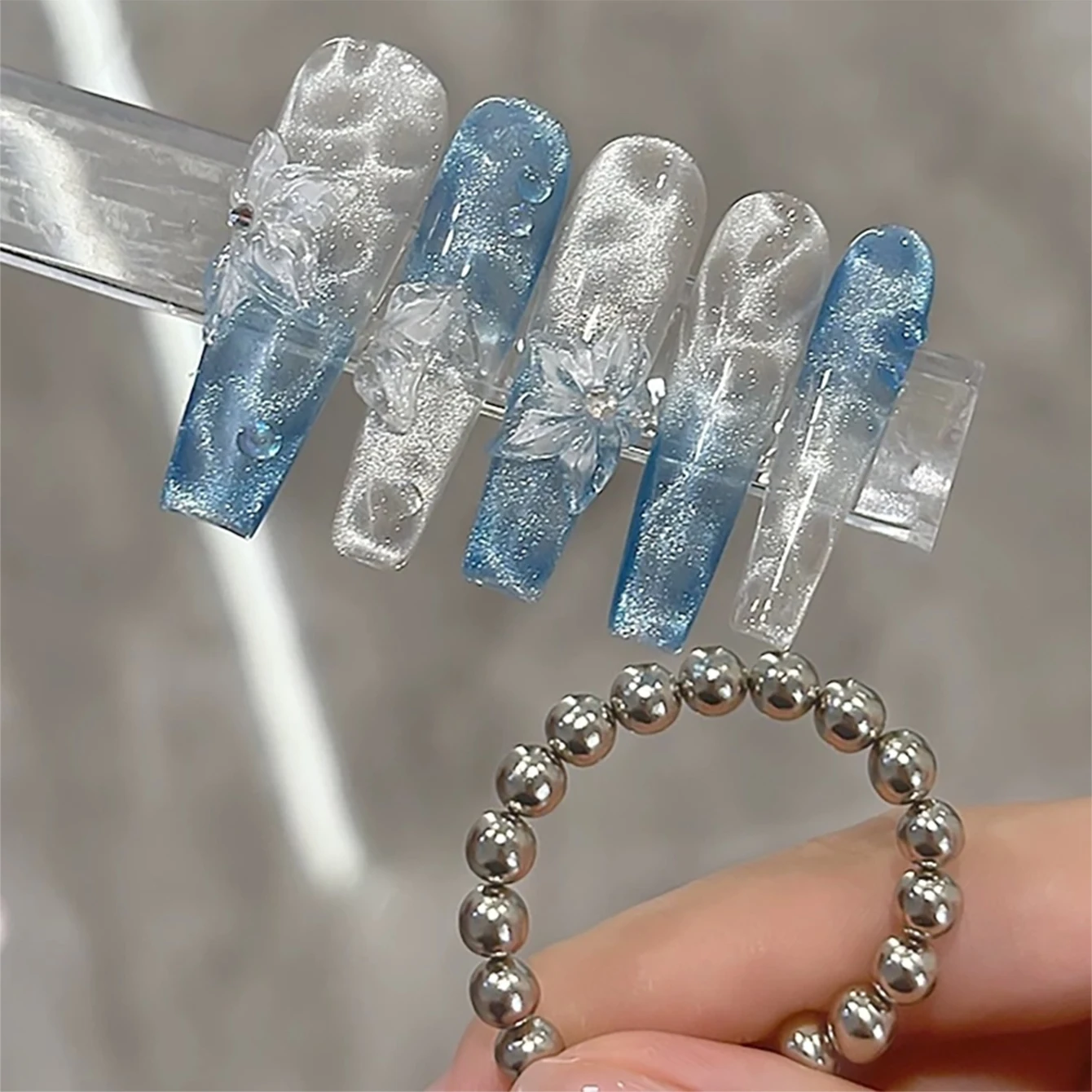 20PCS Magnetic Round Ball Nail - огляд і ціна Cucumber Cooling Gel