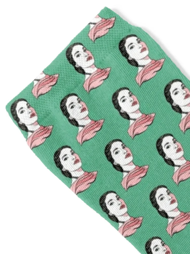 Maria Callas opera Diva Socks floor luxury hockey sport Men Socks Women's