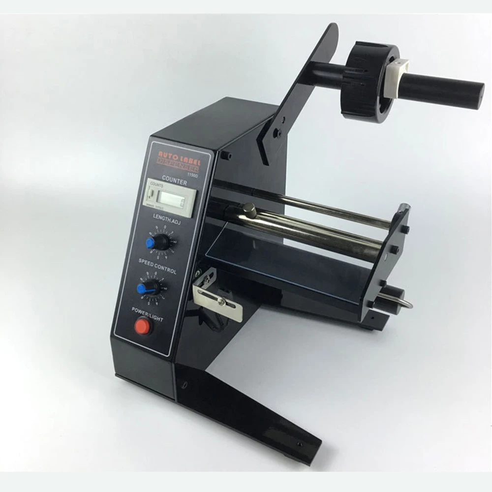 Automatic Label Dispenser Device AL-1150D 4-140mm Portable Label Applicator Sticker Separating Auto Label Stripping Machine