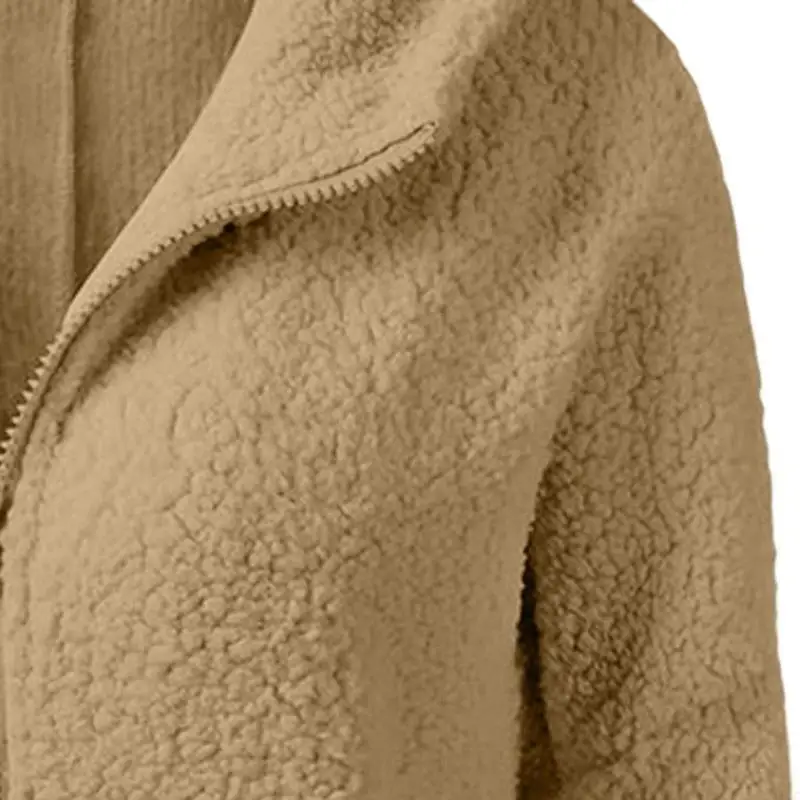 L5YC Women's lambskin sweatshirt casual long-sleeved hoodie new hooded warm shirt