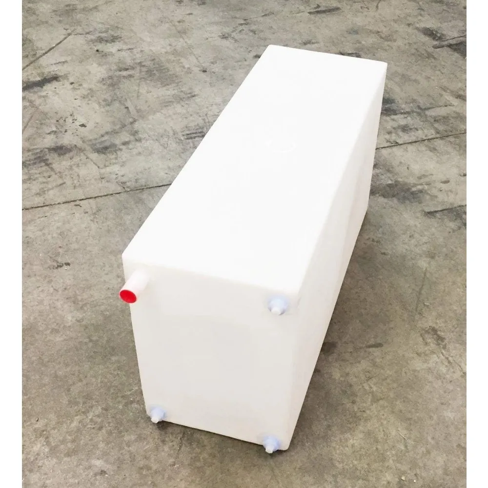Tanque de agua residual para vehículos recreativos de 30 galones: sin BPA, gran capacidad, 34x18x12