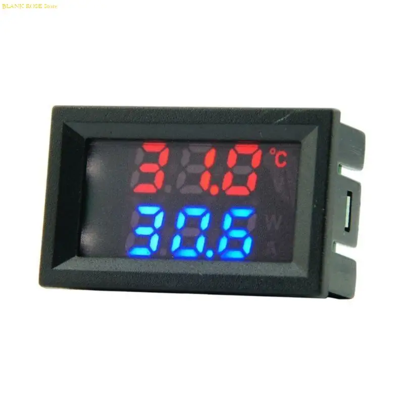 

K1AE Dual Display LED Digital Temperature Controller Temperature Meter