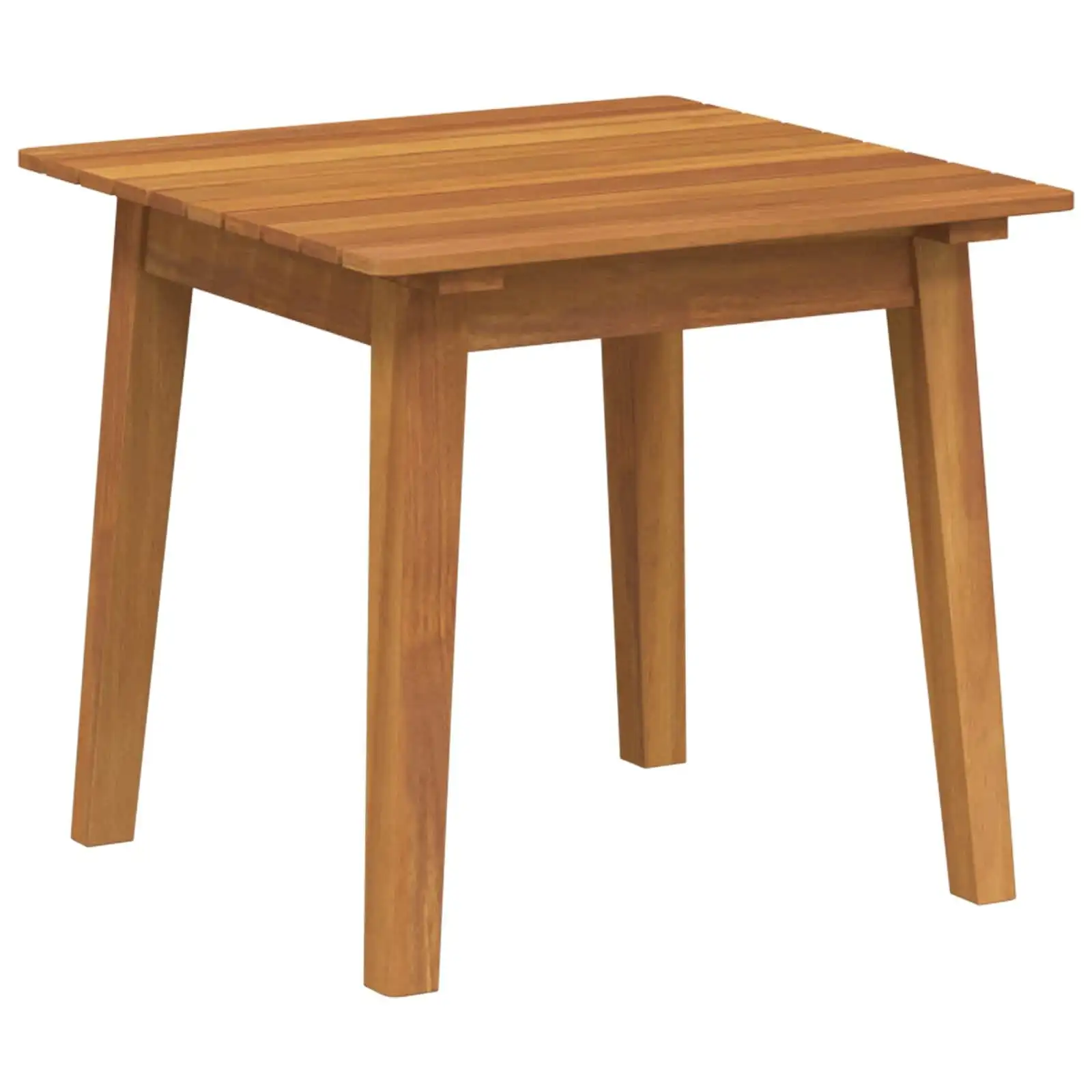 vidaXL Beistelltisch aus massivem Akazienholz in Braun – stabiles und robustes Beistellmöbelstück im eleganten Naturstil, perfekt für Wohnzimmer, Balkon und Innenbereich