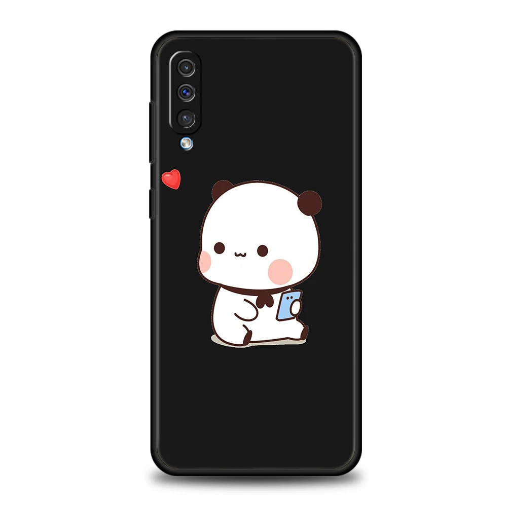 Bubududu Panda Phone Case for Samsung Galaxy A42 A22 A12 5G A02 A03 A04 A04S A50 A70 A10 A20 A30 Silicone Cover Shell Coque Bags image 2