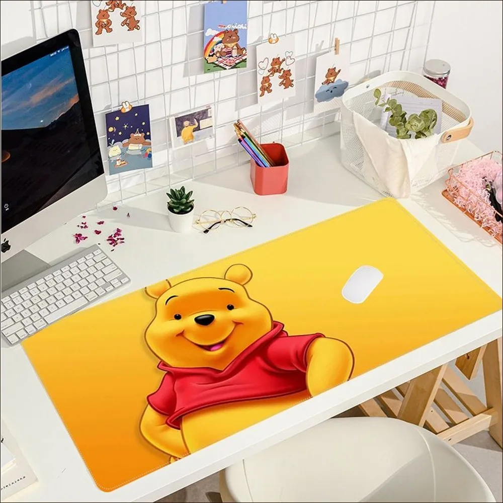 Disney Winnie the Pooh Bär Mauspad Schönes großes Gaming-Mauspad L XL XXL Gamer-Mauspad Größe Spieltastatur-Pad für Gamer