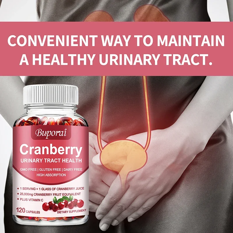 Cranberry Capsules - Supports Cardiovascular Health, Enhances Immunity, Supports Urinary Tract Health