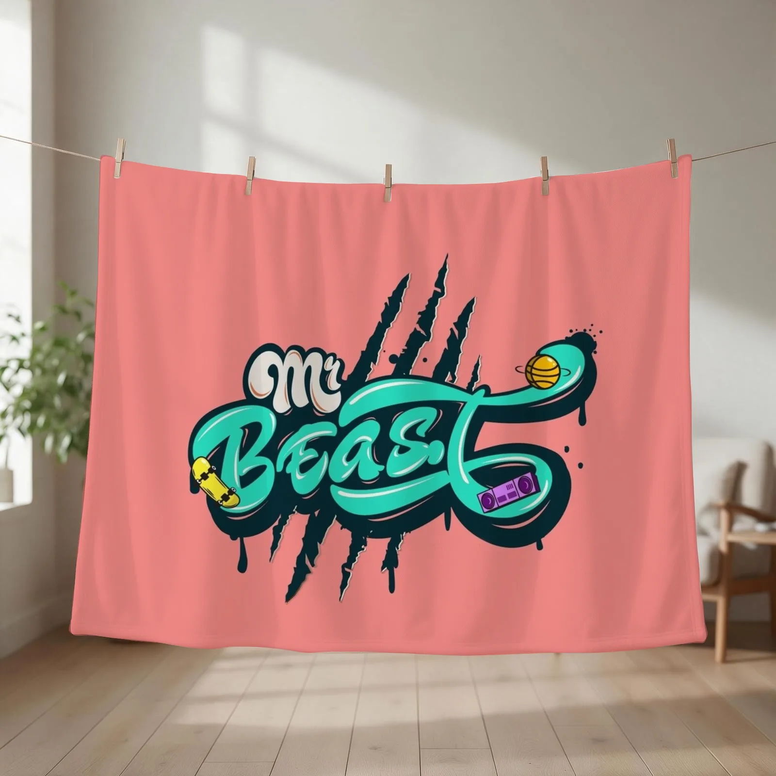Peronalized Custom Phone Case / Pin Button / Mask / Shower Curtain Travel Mug Backpack Socks Pillow Etc Throw Blanket