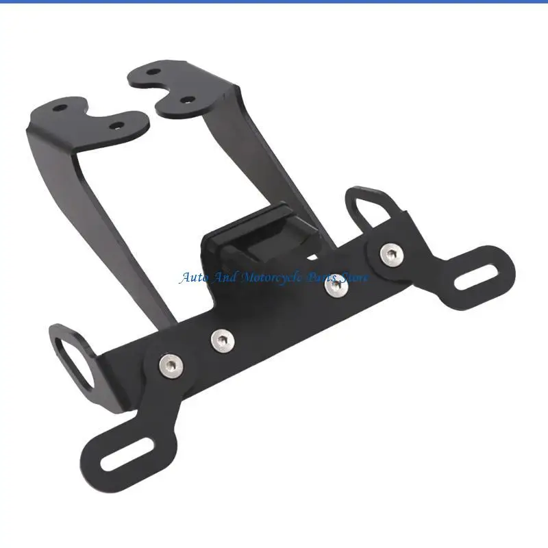 

P9FD Мотоцикл Регулируемый угол Алюминиевый кронштейн держателя рамки номерного знака