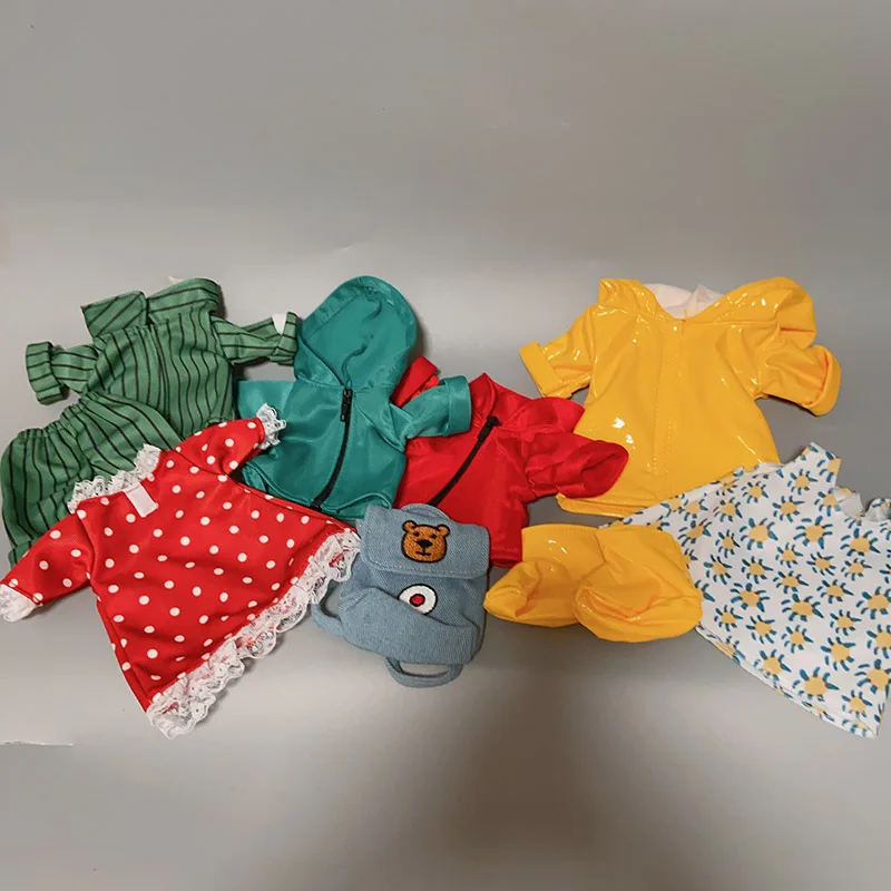 Ubranka dla lalek Pip i Posy 45 cm, pasujące na pluszowe lalki Piggy i Froggy 20 cm, akcesoria, ubranka dla pluszaków, sweter, zabawki pluszowe.