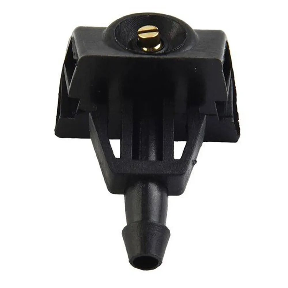 2pcs Windshield Washer Wiper Spray Nozzle Sprayer Jet 28932-9U000 Fit For Nissan Note 2006-2013 Black Car Windshield Washer