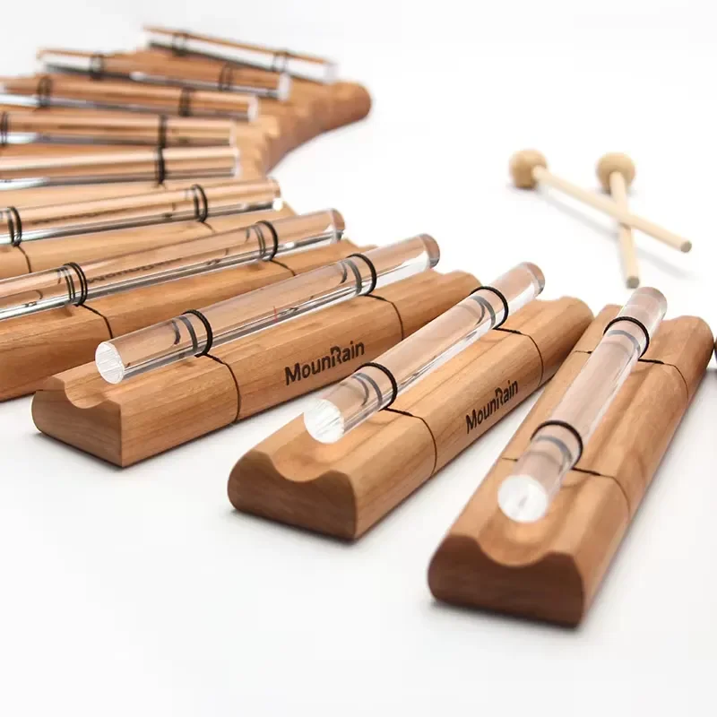 STAR LIN KUP Mountain Rain Quartz Crystal Sound Bundle Yoga Meditation Bells Chimes Healing Musical Instruments for