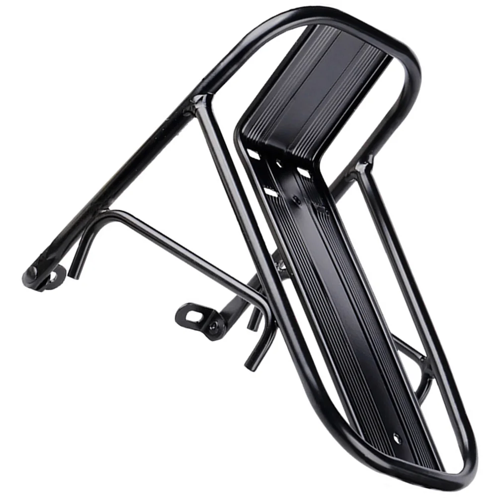 

Bicycle Front Rack Metal Cargo Supplies Durable Bike Basket Carrier Mount Bracket For Folding Bike Storage Panniers Holder