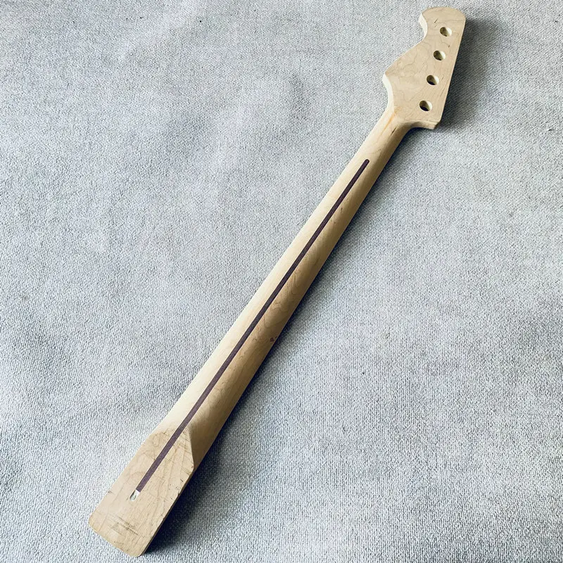 HN203  Standard Scales 20 Frets Jazz Bass Neck Genuine HB Authorised Produced Unfinished Version Bass Neck for Replace DIY