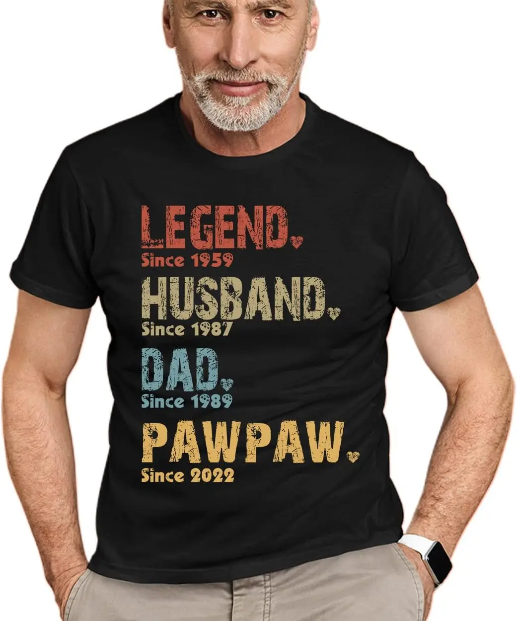 Personalized Dad T-Shirt, Dad Gifts, Custom Papa Shirt with Kid Names, Fathers Day Tshirt, Dad Shirts, Papa Shirts