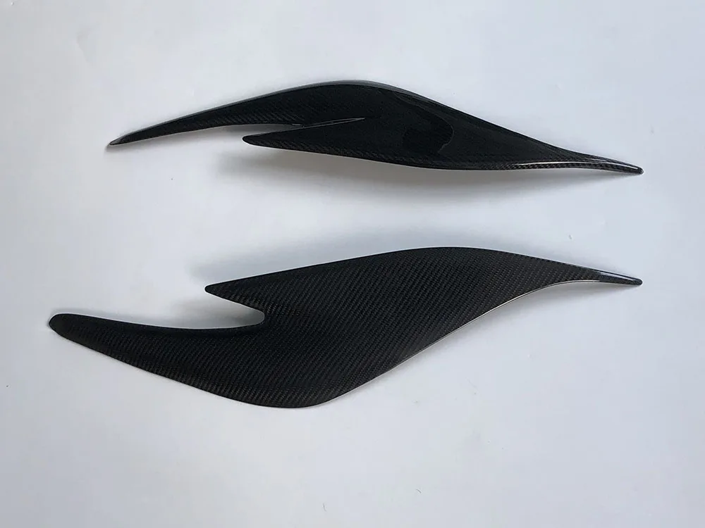 Real Carbon Fiber for Toyota Prius ZW30 JDM 2012-2015 Car Front FogLamp Cover Trim Strip Bumper Lip Canard Decoration Accessorie view 6