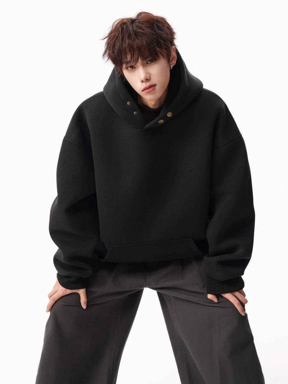 

Мужские толстовки с капюшоном, цельные, зимние, на флисовой подкладке, утолщенные, с внутренней отделкой из овечьей шерсти, теплые, защитные, термоизоляционные, практичные