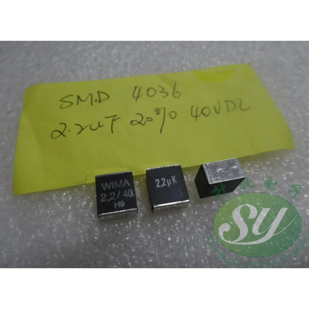 

SMD4036 2.2uF/40V 2u2F 225 Brand new film capacitor