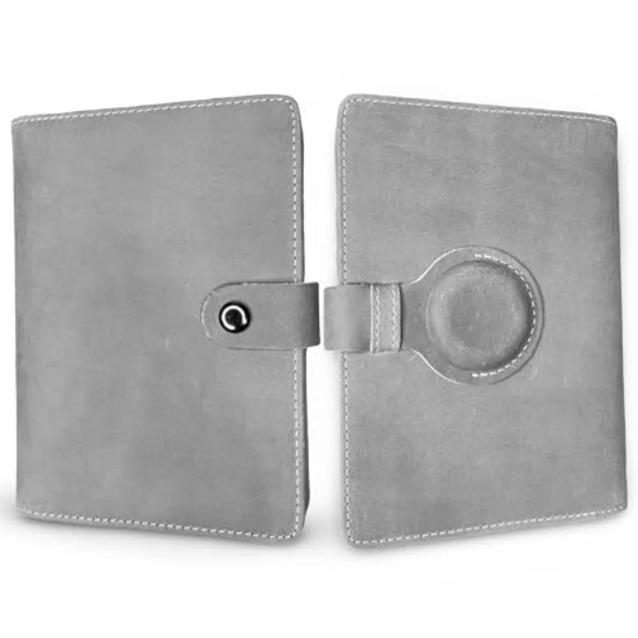 

Genuine Leather AirTag Passport Holder and Wallet for Men and Women RFID Blocking for Secure Traveling and Documentation Organi