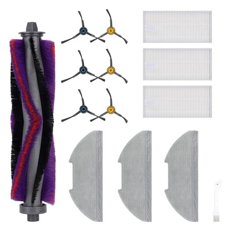 

Y51A-For Eureka E10s / Obode A8 / ETA AURUM Pro 624 Robot Vacuum Cleaner Main Side Brush Hepa Filter Mop Cloth Parts