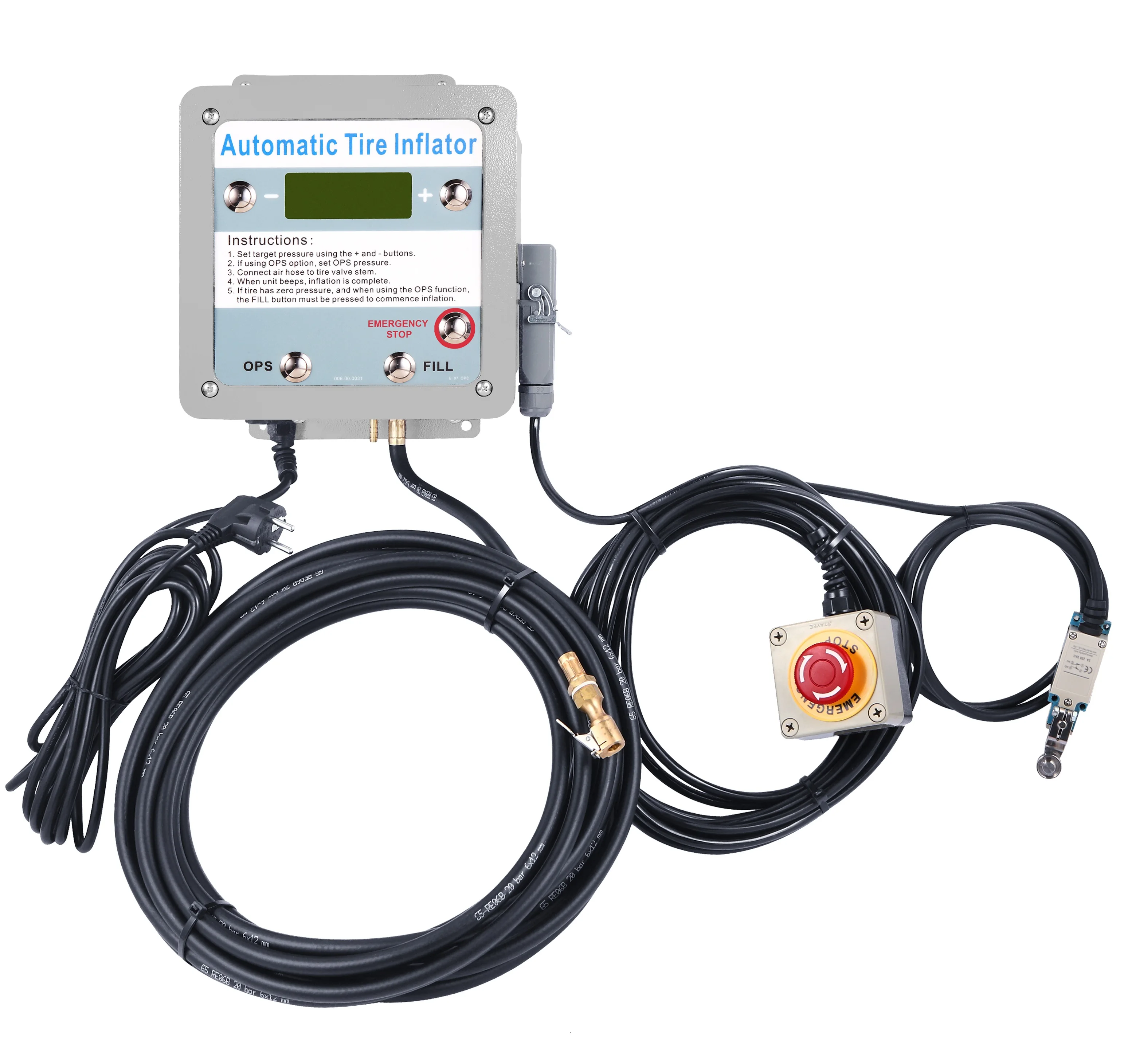 G5 Tyreshop Workshop Heavy Wall-Mounted Automatic Digital Tyre Inflator For Safety Pressure Inflation Cage Tire Inflators