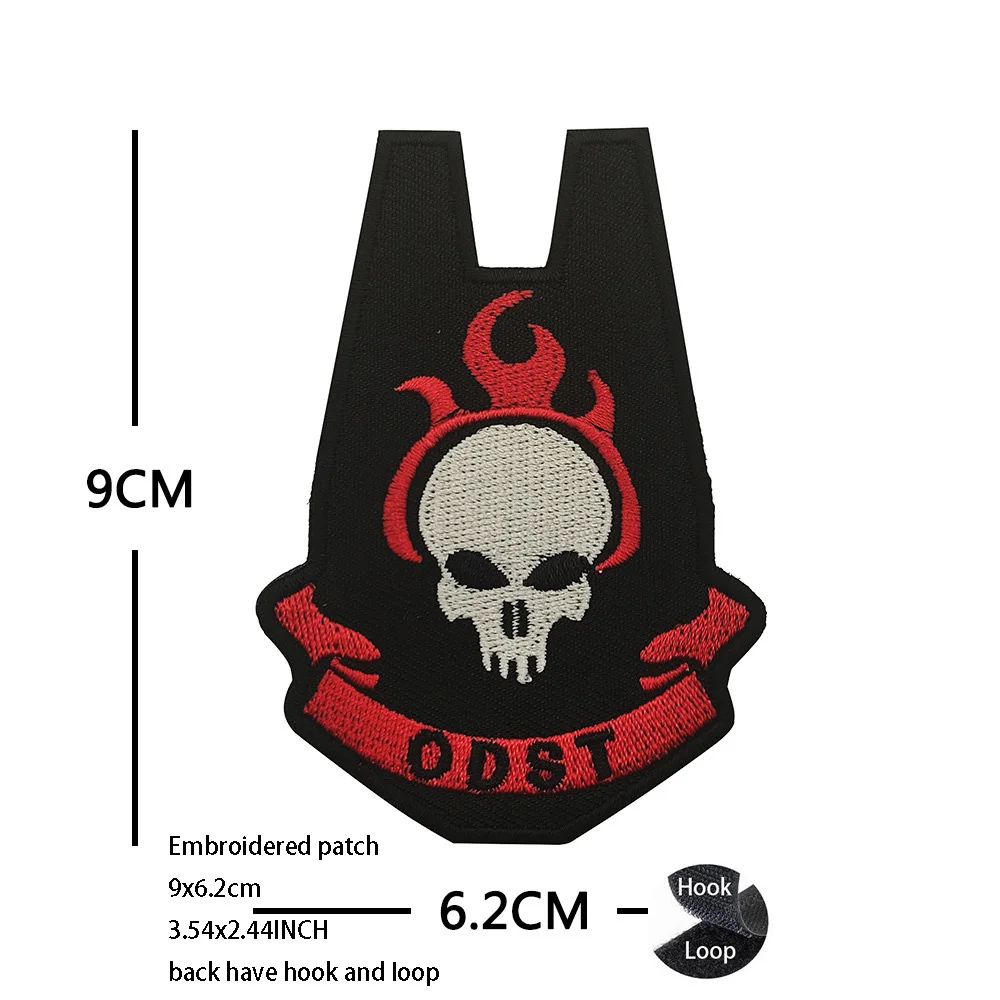 New WarHammer 40K Warhammer Embroidered Armband Red Symbol Outdoor Backpack Patch Oracle Embroidered Bag Accessory Patch