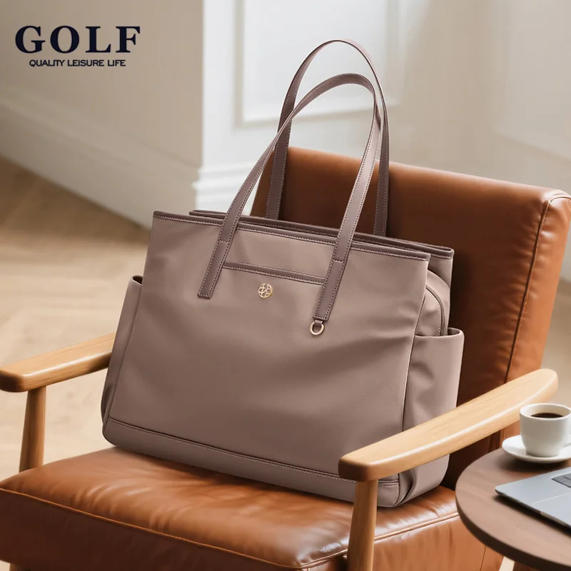 GOLF QUALITY Large Capacity Nylon Tote Bag for Women Waterproof Shoulder Bag Casual Crossbody Sling Bag Trendy Female Handbag