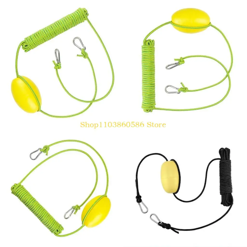 

242A Kayak Throw Line for Fishing Drift Anchors System Kayaking Boat Buoy Float Leash Marine Rope Drift Tow Throw Leash