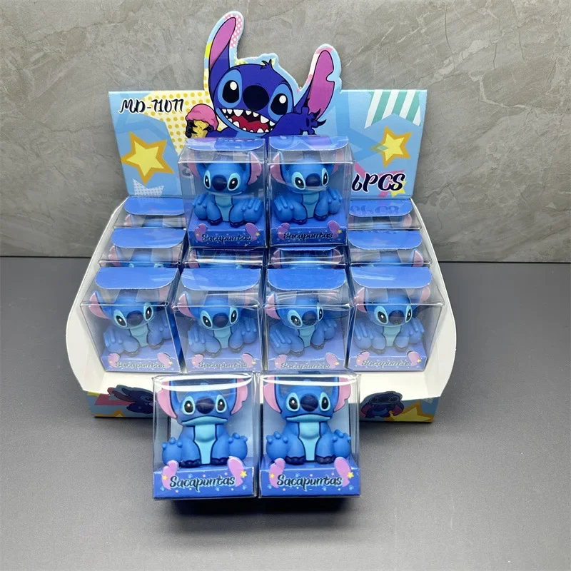 Disney Stitch Pencil Sharpener Cute Anime Cartoon School Supplies Kawaii Pencil Sharpener Student Learning Supplies Holiday Gift