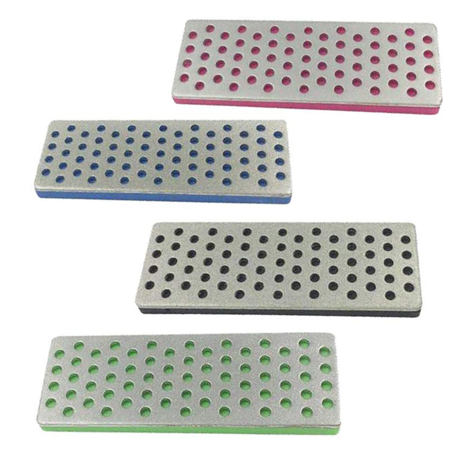 Diamond Sharpening Stone4 Pcs Grit 240/360/500/1000 Ski Whetstone Kni-fe Sharpener Stone For Kitchen K-nife Sharpener