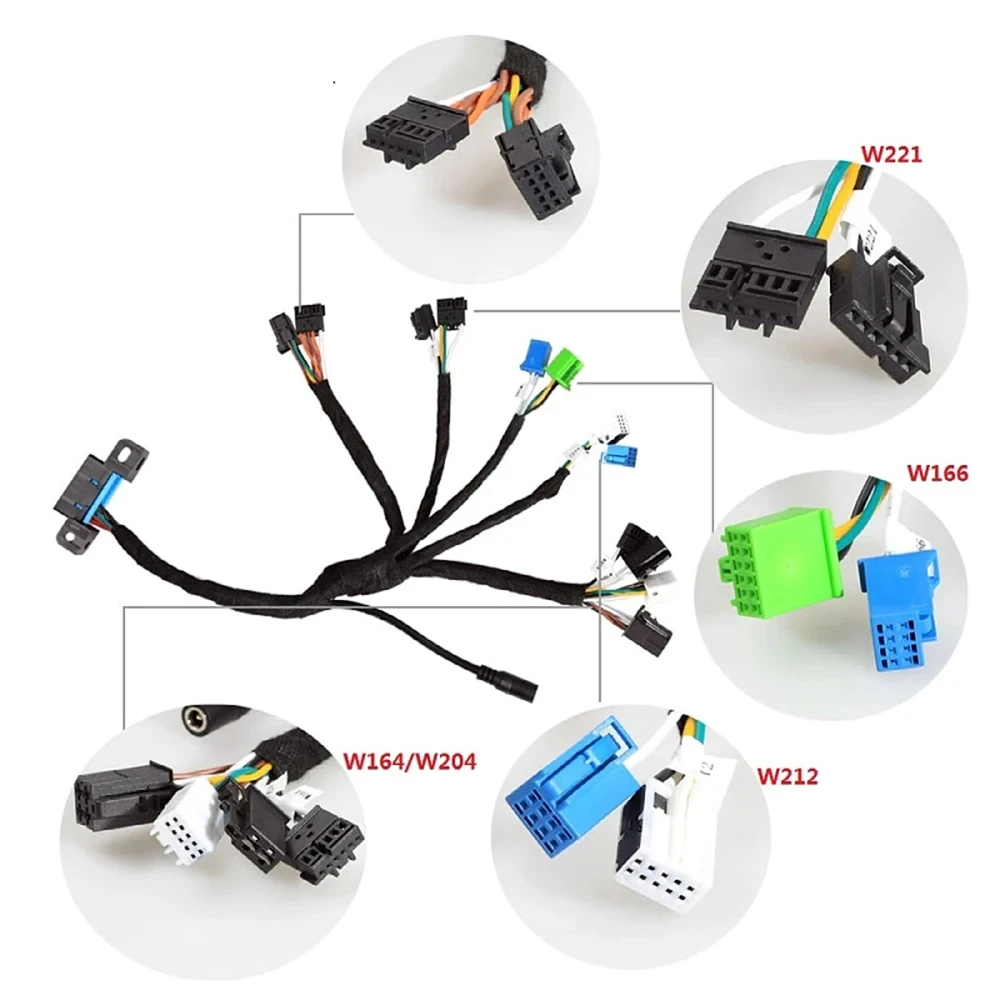 EIS ELV Test Cables for Mercedes for Benz Work with VVDI MB TOOL and CGDI MB W212 W221 W164 5 in 1 EIS ELV Detection Key Cables