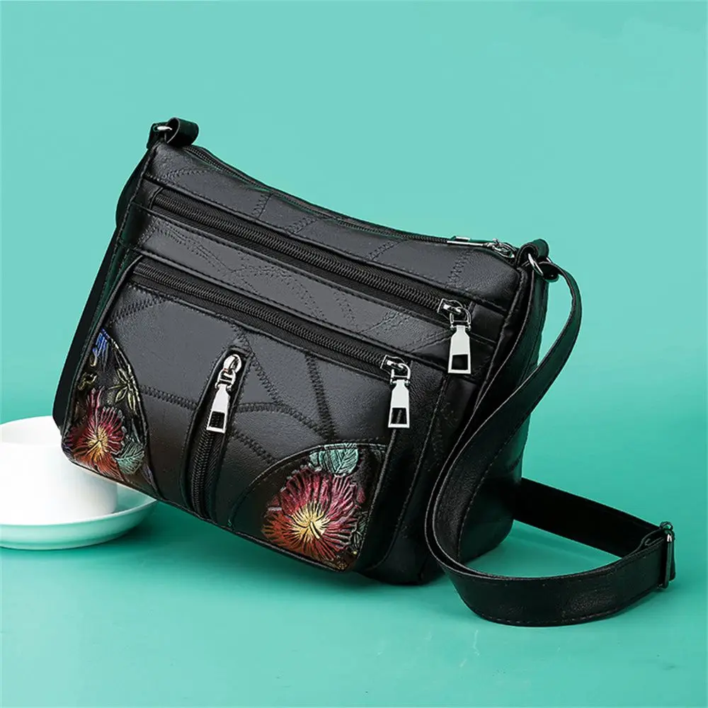 Women's Bag Middle-aged Bag Mother's Bag Fashion Multi-layer Large Capacity Single Shoulder Messenger Bag Shopping Bag