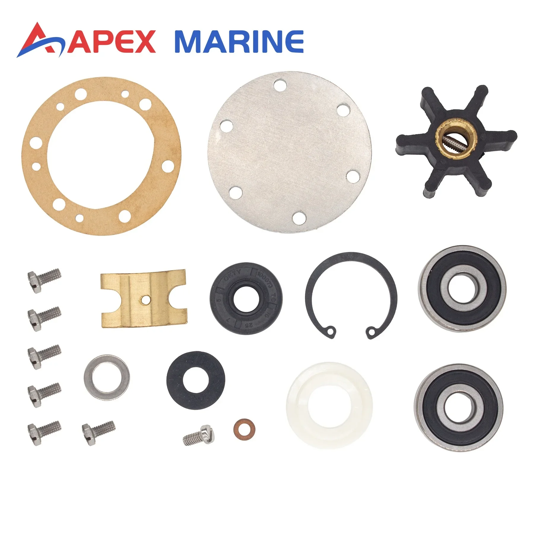 

Sea Water Pump Repair Kit for Yanmar Marine 2GM 3GM D 2QM15 Engine Models Water Pump 124070-42000 124070-42001 124070-42002