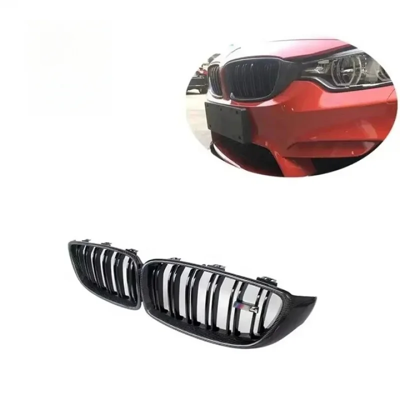 

Черная решетка радиатора из карбона с двойными ламелями для F32 F33 F36 F82 F80