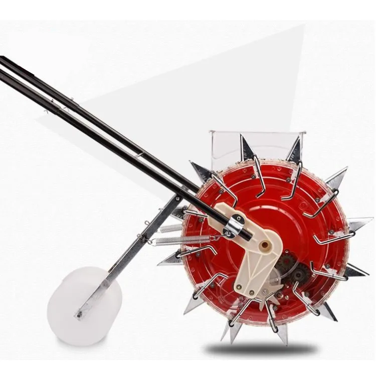 

Hand Push Maize Planter Fertilizer Seeding Machine Corn Seeder With Fertilizer