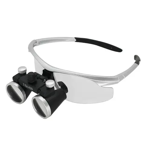치과용 쌍안 돋보기, 초경량 광학 루페, 치과 수술용 확대경, 320-420mm, 2.5X, 3.5X, 인기 판매