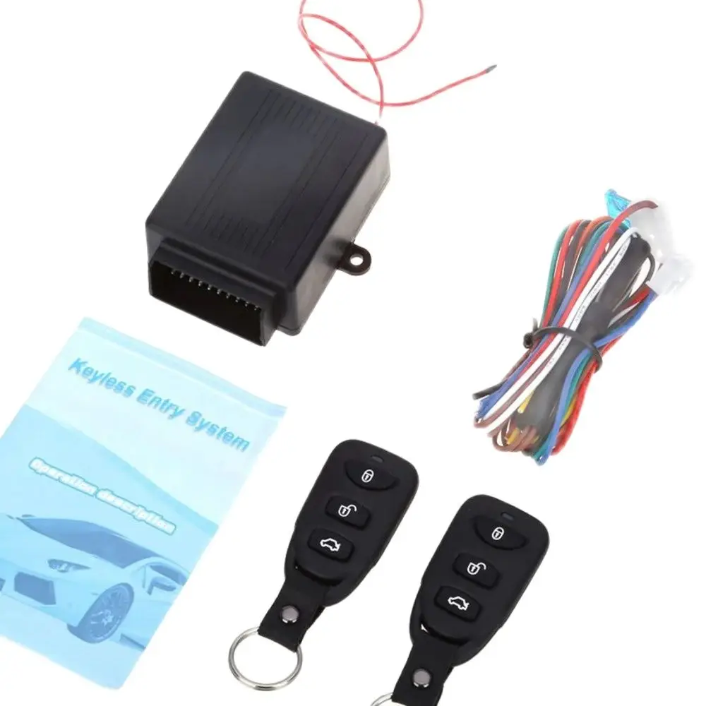 2024 New Universal Auto Remote Central Kit Door Lock 12V Keyless Vehicle Entry System