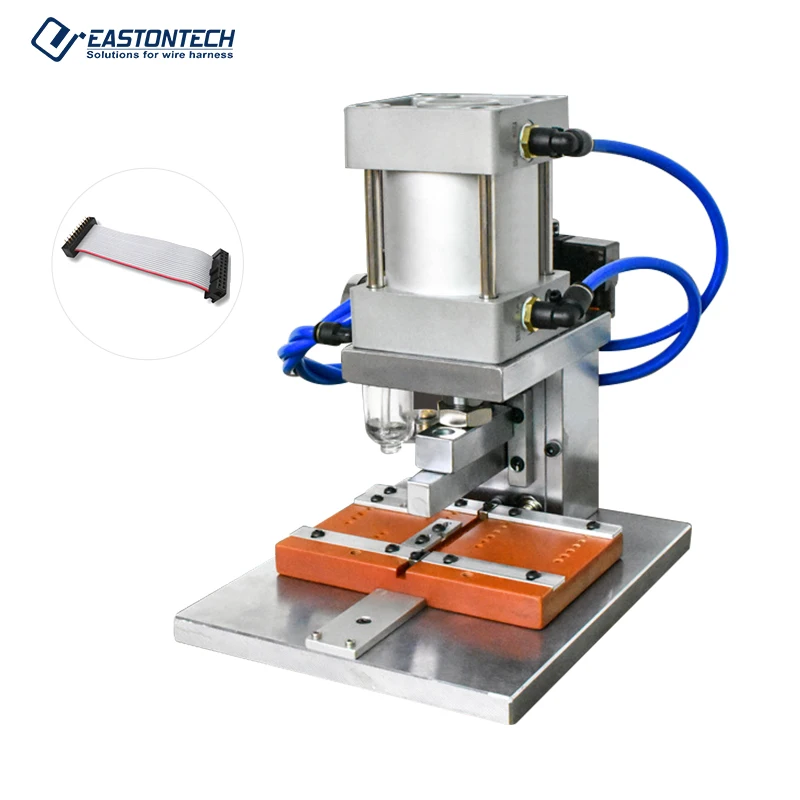 EW-5170 Semi-Automatic Flat Ribbon Cable Crimping Machine 40-Pin Connector Press Cable Manufacturing Equipment