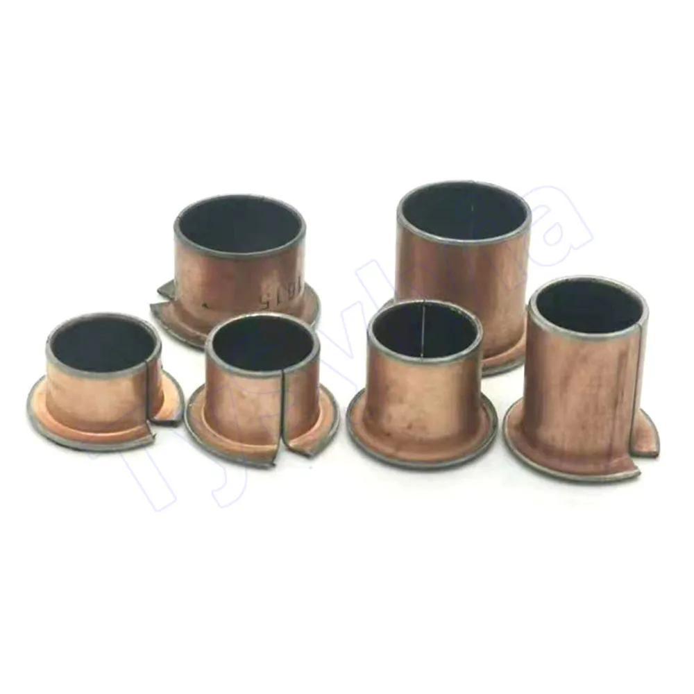 Fotografia 6: Rolamento autolubrificante flangeado SF-1F - Bucha sem óleo M4-M55, luva de eixo composto com revestimento de cobre